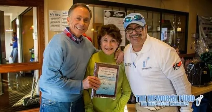 A scholarship award presented at a JLV Memorial Fund event